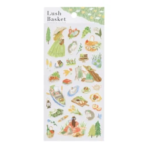 MIND WAVE | Pegatinas LUSH BASKET Sticker – Green