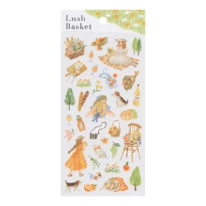 MIND WAVE | Pegatinas LUSH BASKET Sticker – Orange