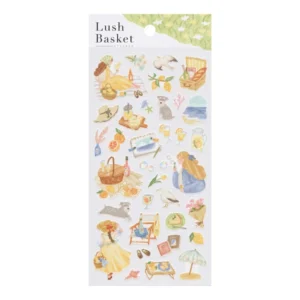 MIND WAVE | Pegatinas LUSH BASKET Sticker – Yellow