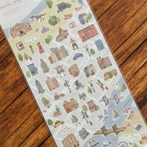 MIND WAVE | Pegatinas MACHI MAP Sticker – Blue City