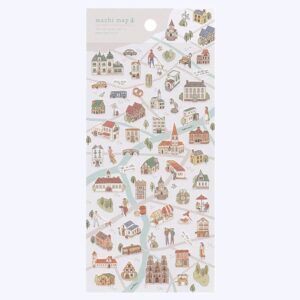 MIND WAVE | Pegatinas MACHI MAP Sticker – Gray City