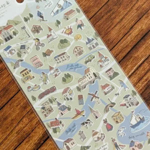 MIND WAVE | Pegatinas MACHI MAP Sticker – Green City