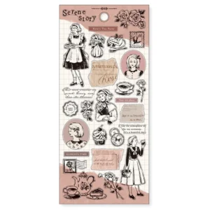 MIND WAVE | Pegatinas SERENE STORY Sticker - Rose's Tea Party