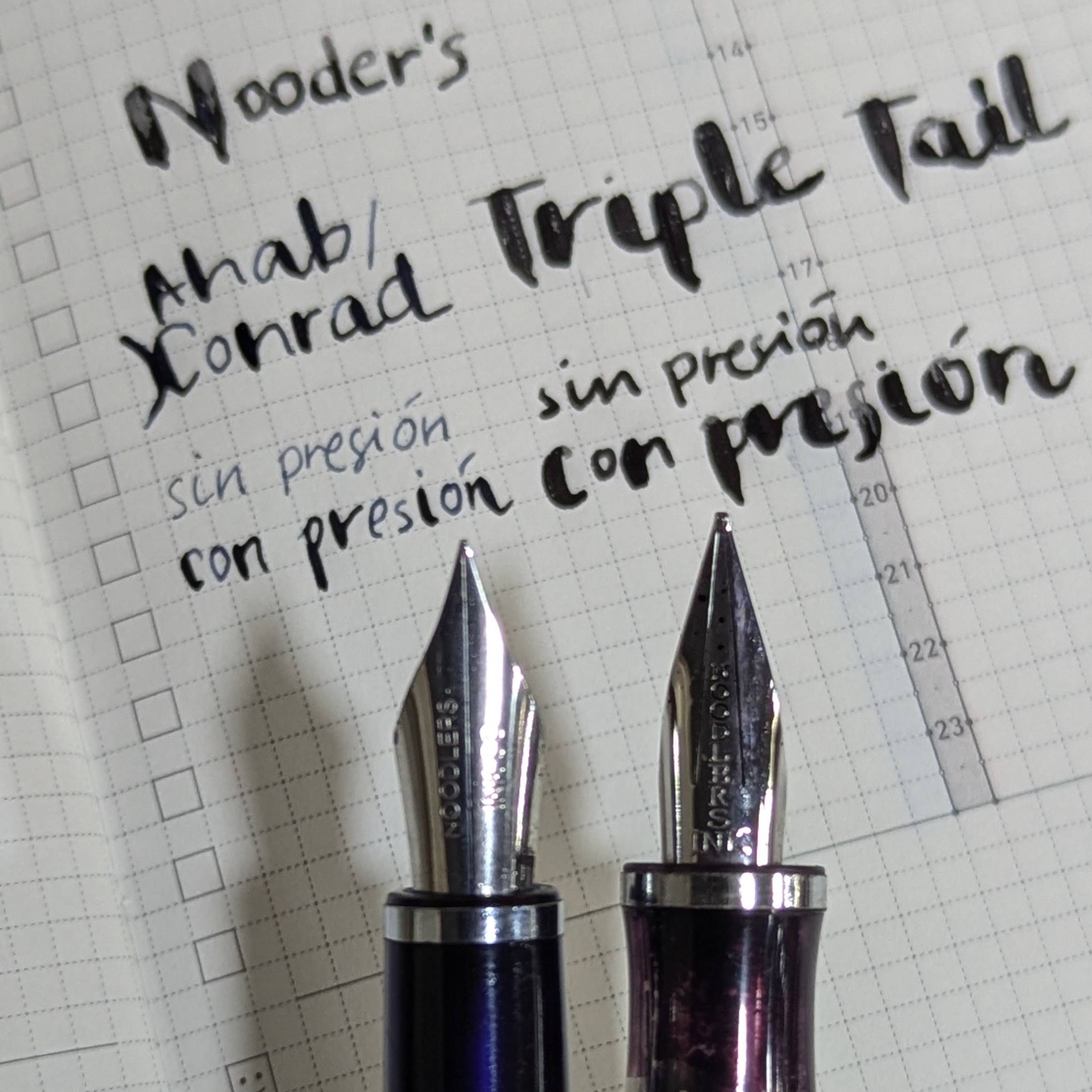 NOODLER'S | Pluma Estilográfica Pistón TRIPLE TAIL FLEX - Truk Lagoon - Imagen 7