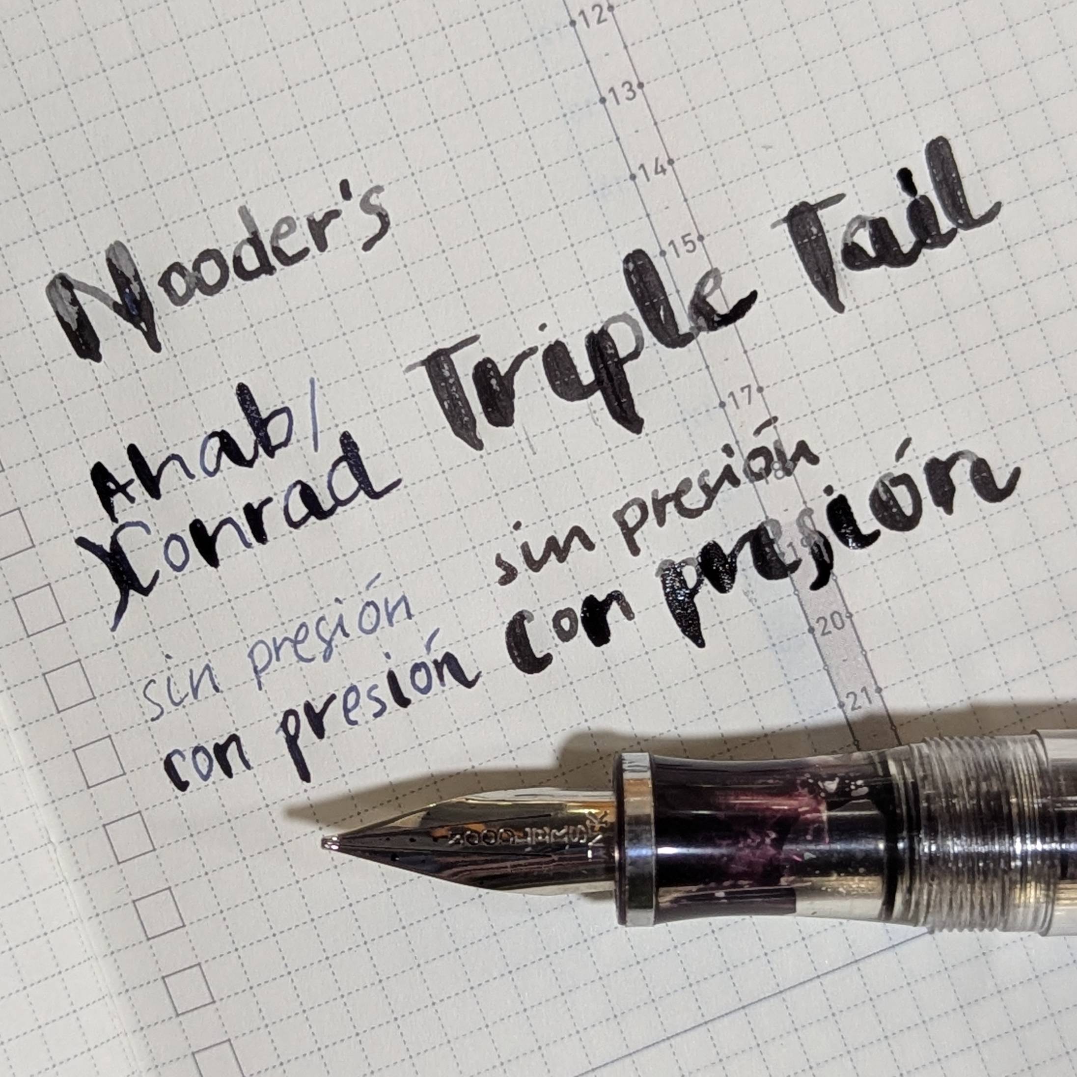NOODLER'S | Pluma Estilográfica Pistón TRIPLE TAIL FLEX - Truk Lagoon - Imagen 2