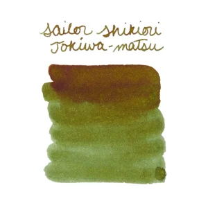 SAILOR | Caja 8 Cartuchos Tinta SHIKIORI - Verde Tokiwa Matsu