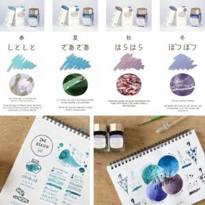 SAILOR | Caja 8 Cartuchos Tinta SHIKIORI - Verde Shitoshito