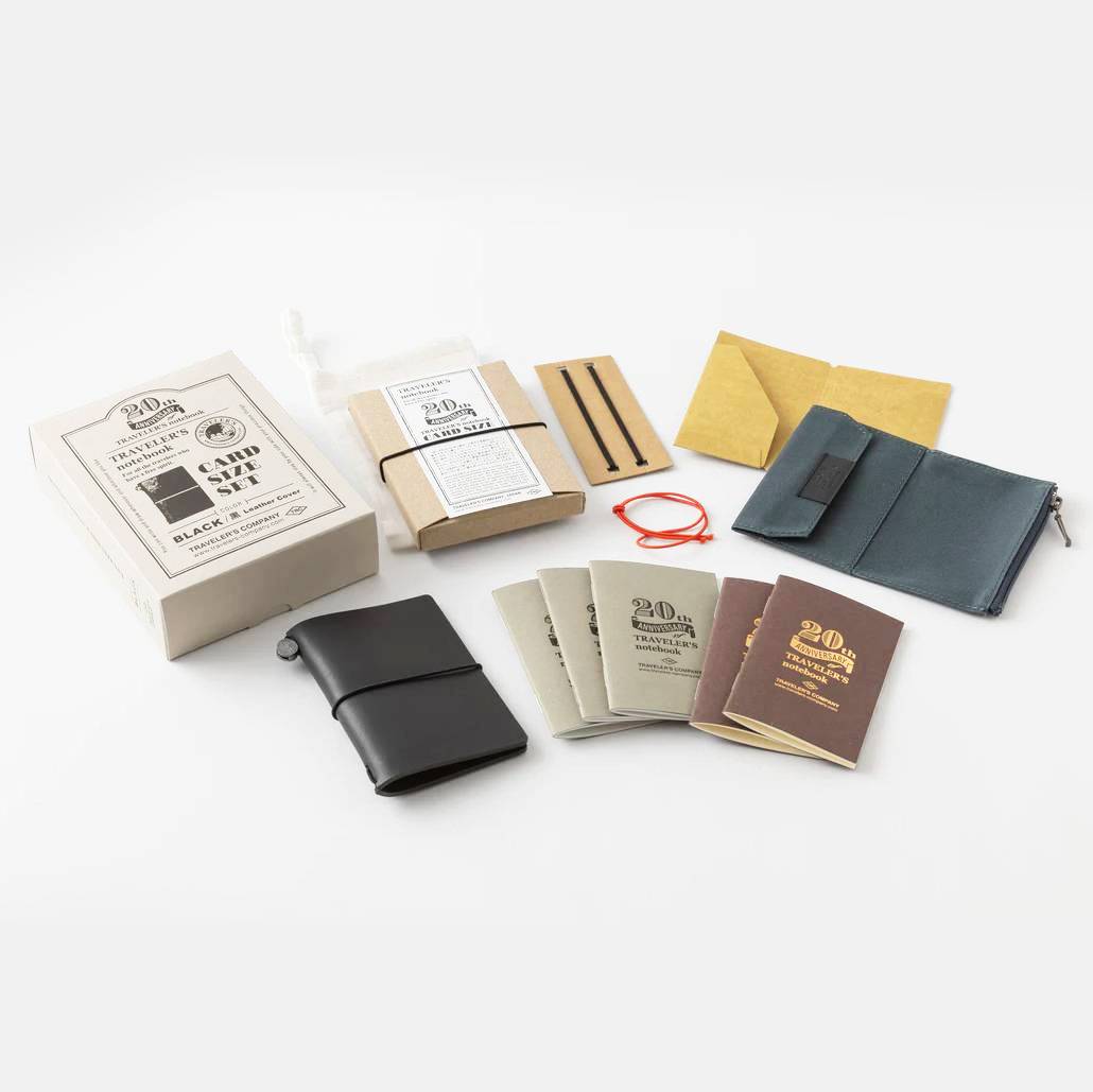 (PREVENTA) TRAVELER'S COMPANY | Notebook Card Size Set 20th Anniversary Limited Edition - Black - Imagen 9