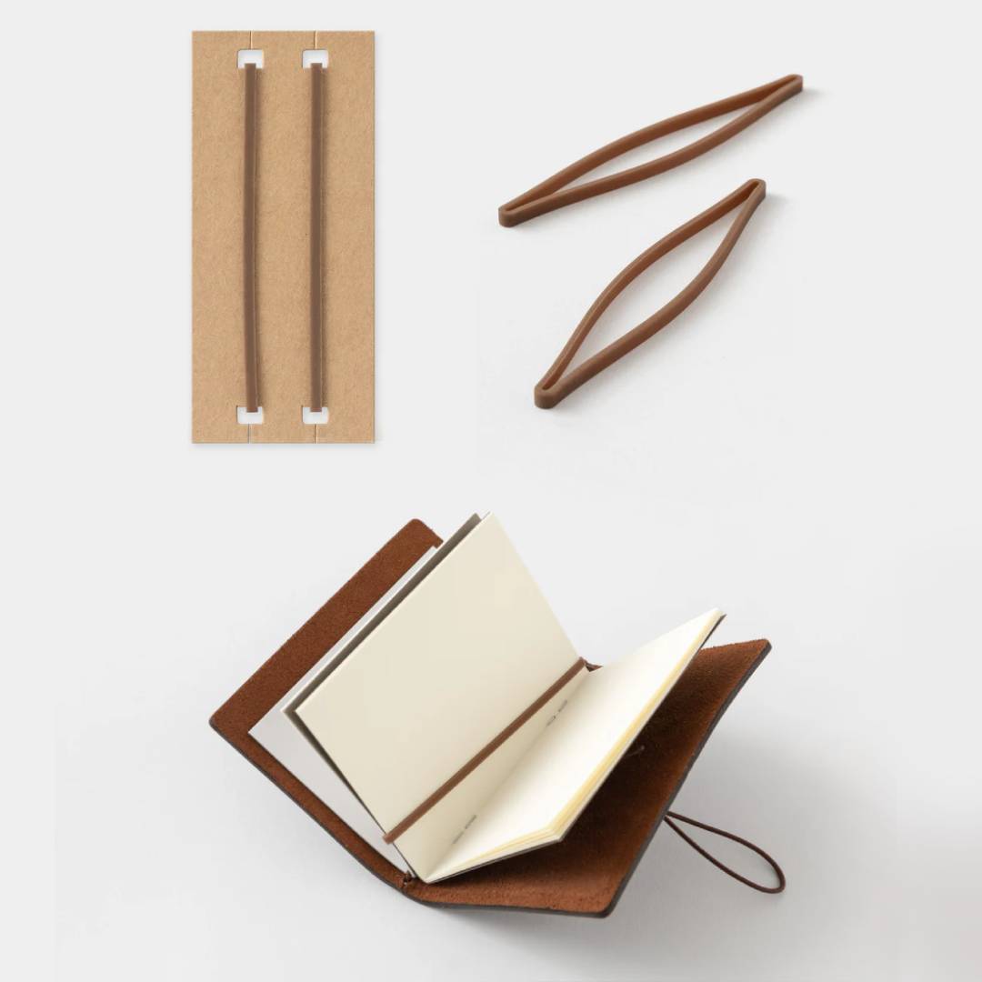 (PREVENTA) TRAVELER'S COMPANY | Notebook Card Size Set 20th Anniversary Limited Edition - Brown - Imagen 4