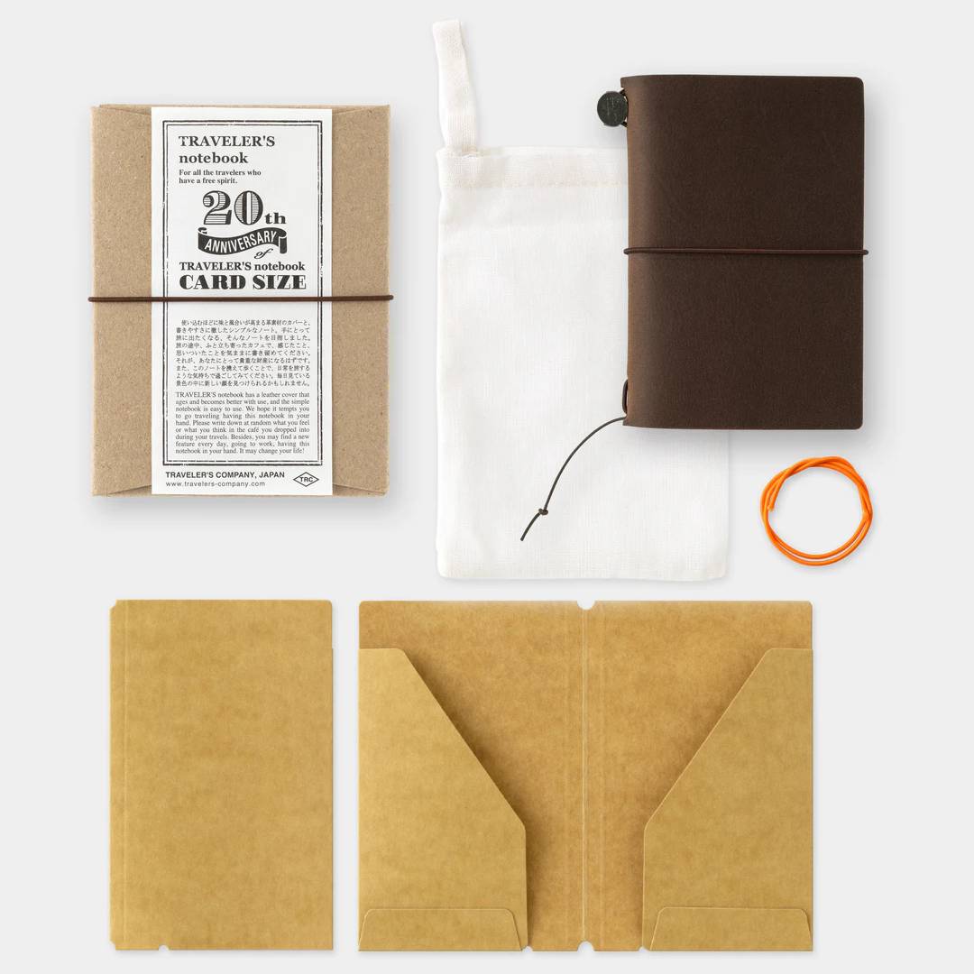 PREVENTA) TRAVELER'S COMPANY | Notebook Card Size Set 20th