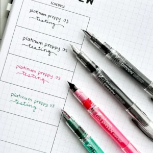 PLATINUM | Pluma Estilográfica PREPPY- Blue Black