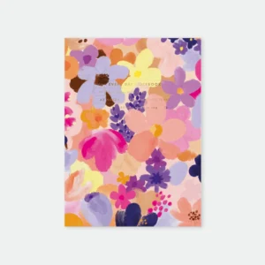 ALL THE WAYS TO SAY | Cuaderno A5 Malla de Puntos - Flower Garden