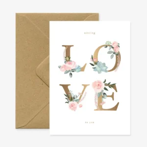 ALL THE WAYS TO SAY | Tarjeta de Felicitación Amor - Love letters