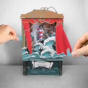 ALLJOY DESIGN | Tarjeta de Felicitación 3D - Paper Theatre - Sailor
