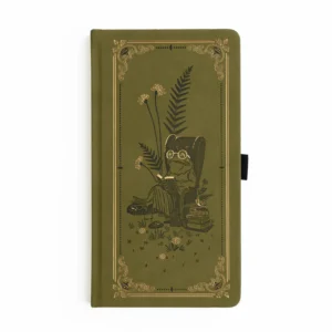 ARCHER & OLIVE | Cuaderno A5 Slim TN Malla Puntos - Literary Frog