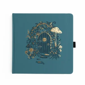 ARCHER & OLIVE | Cuaderno cuadrado (20x20 cm) Malla Puntos - Fairy House