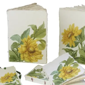 EPIGRAM | Cuaderno A5 Liso Artesanal Algodón - Sunflower