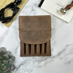 GIROLOGIO | Estuche de piel 6 piezas - Bomber Brown
