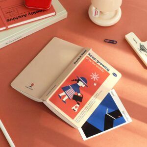 ICONIC | Cuaderno Rayado B6 Slim Slow Handy - 02 Growing
