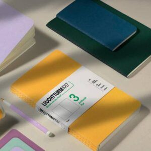 LEUCHTTURM1917 | Pack 3 Libretas A5 Malla Puntos JOTTBOOK PUR - Cherry