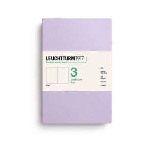 LEUCHTTURM1917 | Pack 3 Libretas A5 Lisas JOTTBOOK PUR - Lilac