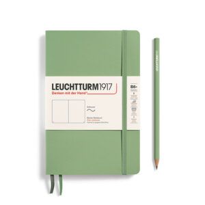 LEUCHTTURM1917 | Cuaderno B6+ Liso PAPERBACK FLEX - Sage