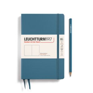 LEUCHTTURM1917 | Cuaderno B6+ Liso PAPERBACK - Stone Blue