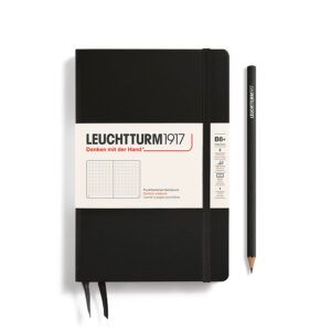 LEUCHTTURM1917 | Cuaderno B6+ Malla Puntos PAPERBACK - Black