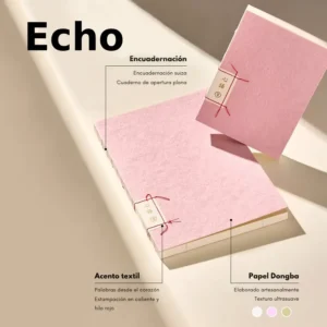 OH BLEU | Cuaderno A6 Liso ECHO - White Dune
