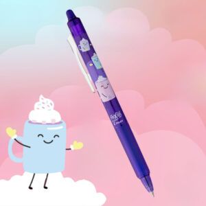 PILOT | Bolígrafo Borrable 0.7 mm FRIXION CLICKER SWEET PARADISE Tinta Azul - Lila