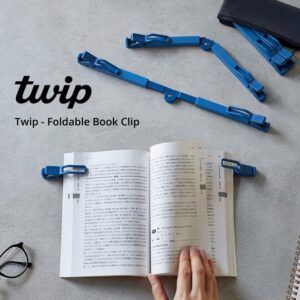 KING JIM | Clip plegable para libros TWIP - Black
