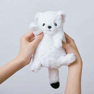 KING JIM | Estuche Peluche POUZOO MINI - Ermine