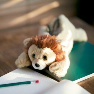 KING JIM | Estuche Peluche POUZOO PEN POUCH - Lion