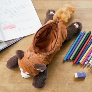 KING JIM | Estuche Peluche POUZOO PEN POUCH - Red Panda