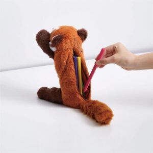 KING JIM | Estuche Peluche POUZOO PEN POUCH - Red Panda
