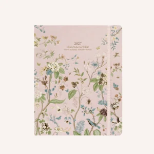 KOKONOTE | Agenda 17 meses 2026-2027 Semanal A5 IDOLE - Seasonal Flowers