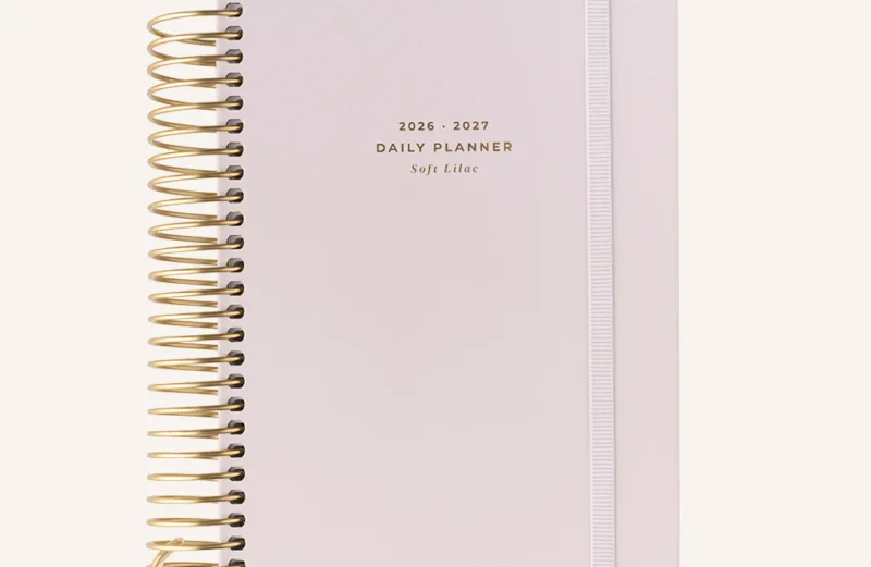 KOKONOTE | Agenda Académica 2026-2027 Diaria A5 MUSE – Soft Lilac