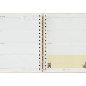 KOKONOTE | Agenda Académica 2026-2027 Semanal A5 BAMBINA - Latte Blossom