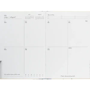 KOKONOTE | Agenda Académica 2026-2027 Semanal A5 GAIA - Cloud Dots