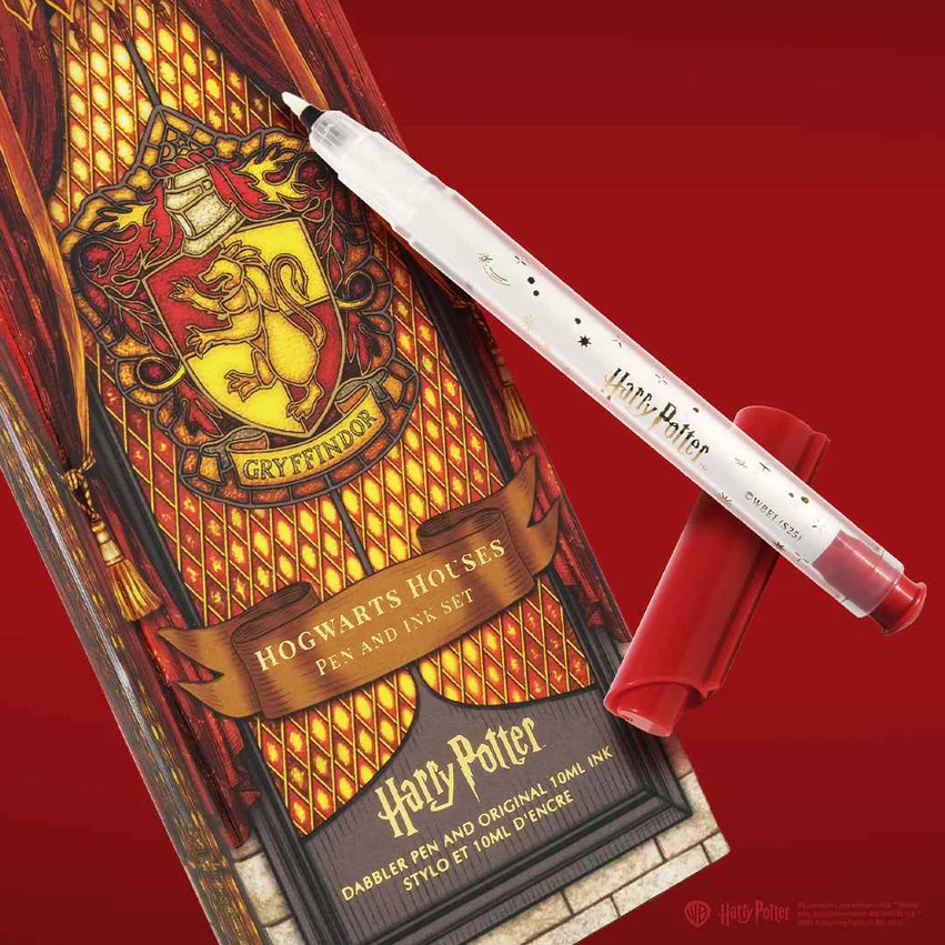 FERRIS WHEEL PRESS | HARRY POTTER Set Rotulador Dabbler + Tintero 10 ml - Gryffindor - Imagen 12