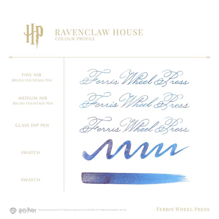 FERRIS WHEEL PRESS | HARRY POTTER Set Rotulador Dabbler + Tintero 10 ml - Ravenclaw - Imagen 10
