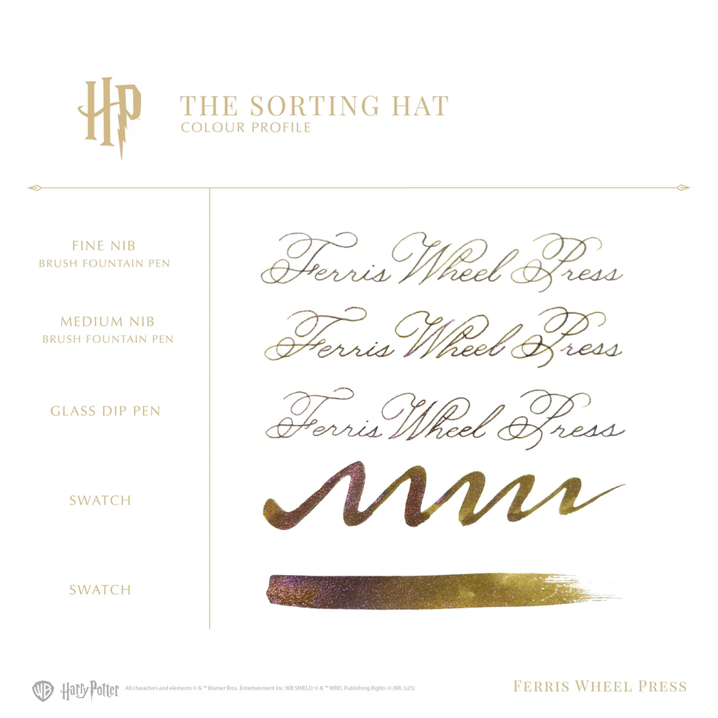 FERRIS WHEEL PRESS | HARRY POTTER Tintero 38 ml SHIMMER - The Sorting Hat - Imagen 3
