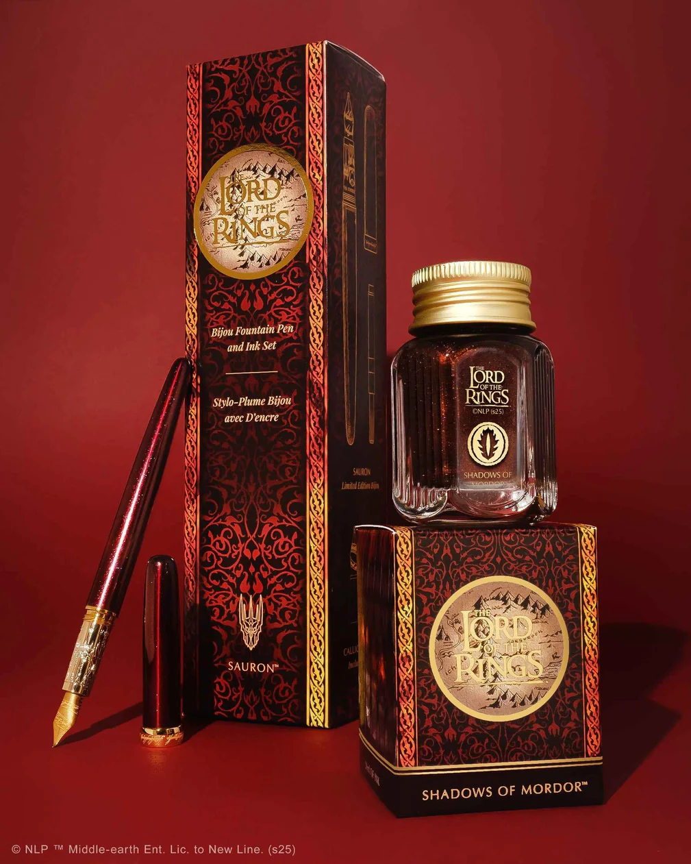 FERRIS WHEEL PRESS | LORD OF THE RINGS Set Pluma Bijou + Tintero 28 ml - Sauron - Imagen 2