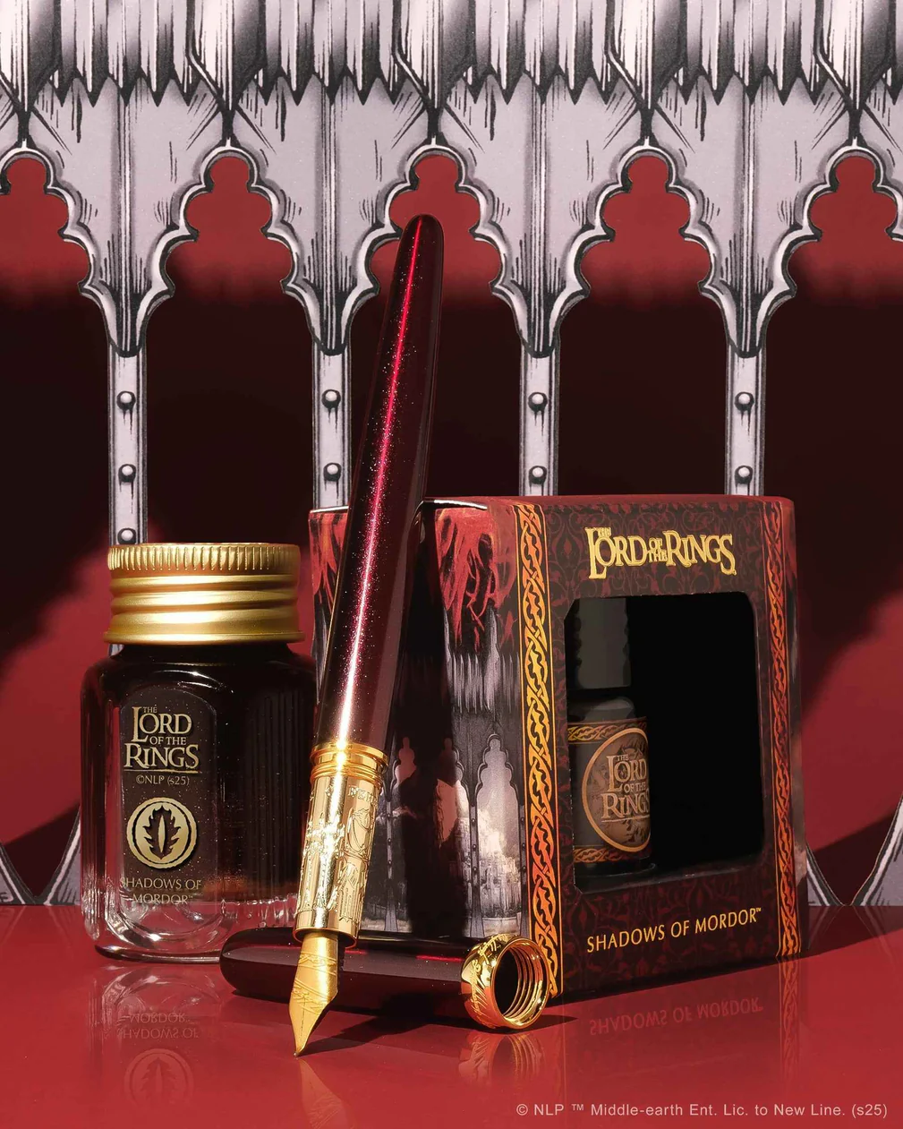 FERRIS WHEEL PRESS | LORD OF THE RINGS Set Pluma Bijou + Tintero 28 ml - Sauron - Imagen 13