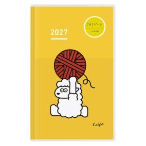 [PREVENTA] KOKUYO JIBUN TECHO | Agenda 2027 Diaria B6 Slim DAYs MINI - Lim Ed Yellow