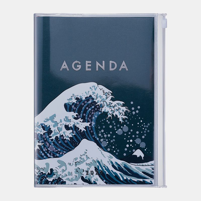 MARK'S | Agenda 16 meses 2026-2027 Semanal A5 - Gran Ola Azul