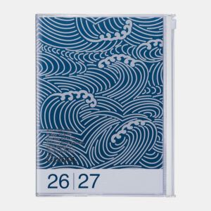 MARK'S | Agenda 16 meses 2026-2027 Semanal A5 - Ola Azul
