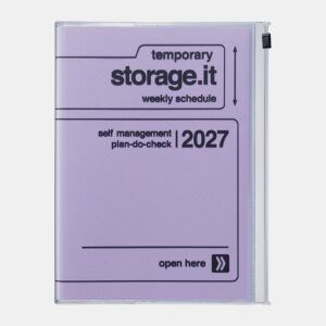 MARK'S | Agenda 16 meses 2026-2027 Semanal A5 - Storage.it Lila