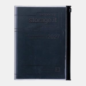 MARK'S | Agenda 16 meses 2026-2027 Semanal A5 - Storage.it Negro