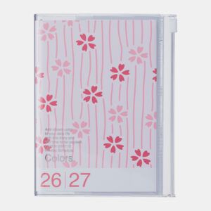 MARK'S | Agenda 16 meses 2026-2027 Semanal A6 - Flor de Cerezo